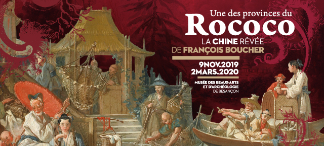 Affiche exposition Rococo Besançon François Boucher