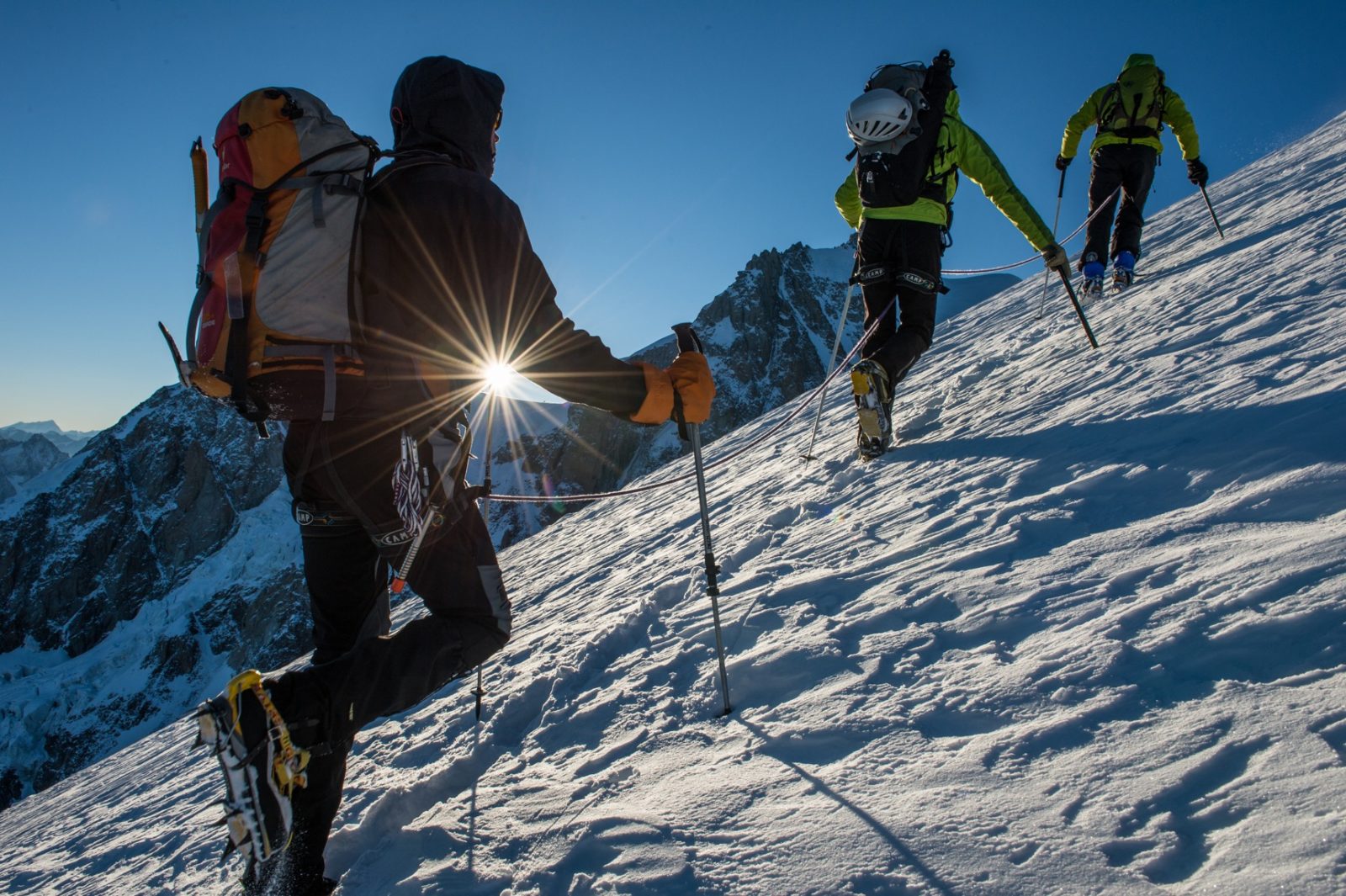 Alpinisme inscrit à l’UNESCO - alpinistes et neige