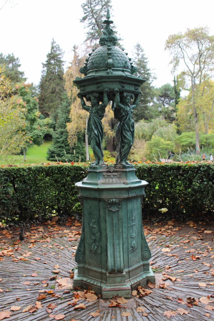 Nantes Jardin des plantes Fontaine Wallace