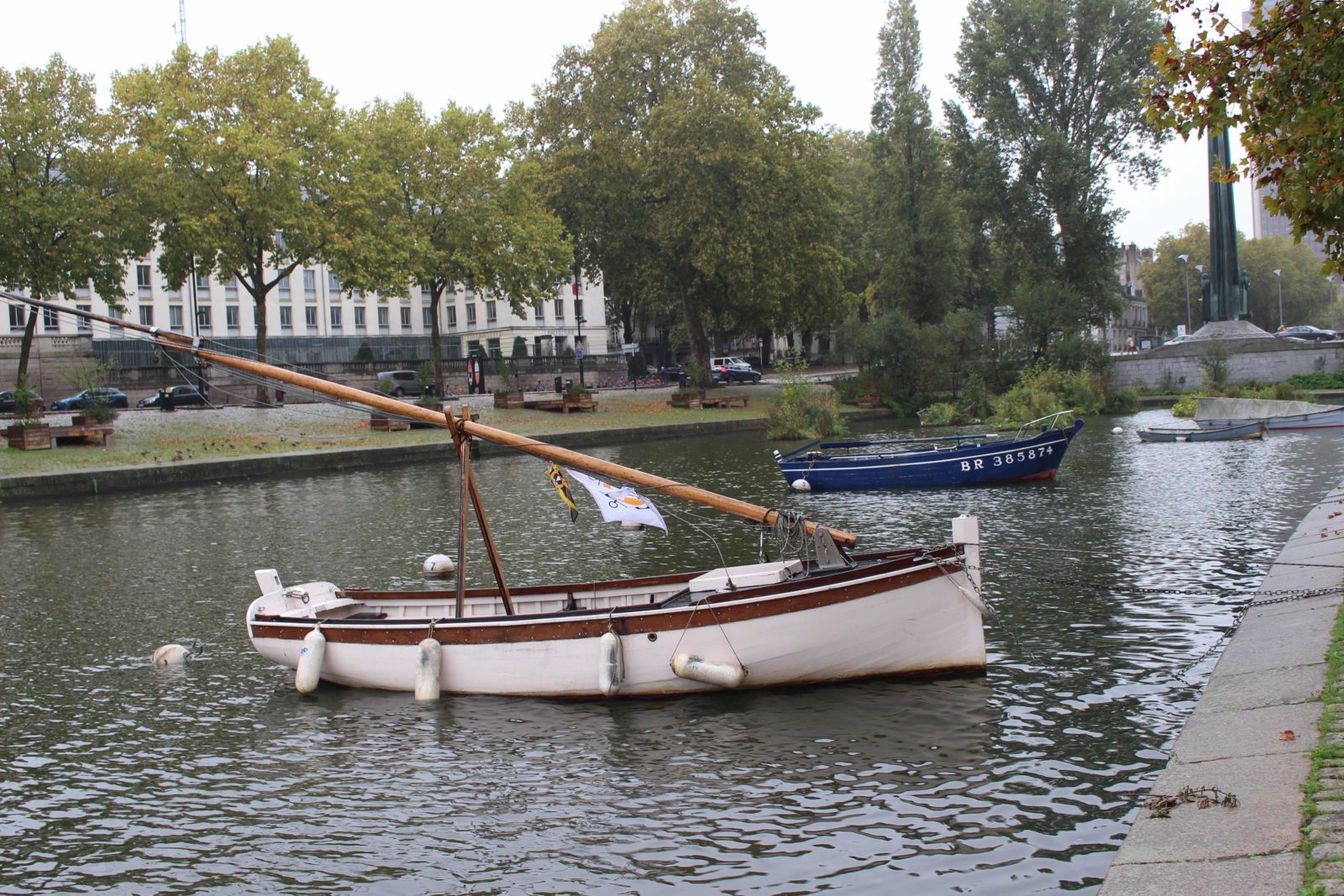 Nantes bateaux sur l'Erdre