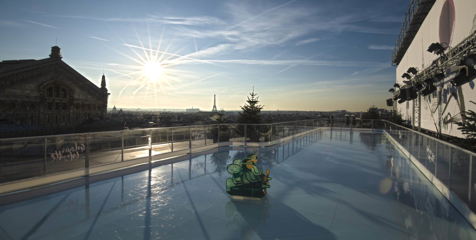 Patinoire La Ruche de Noel - Galeries Lafayette - Décembre 2019