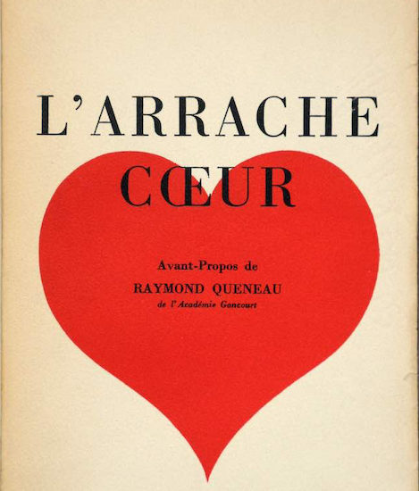 Boris Vian L'Arrache Coeur