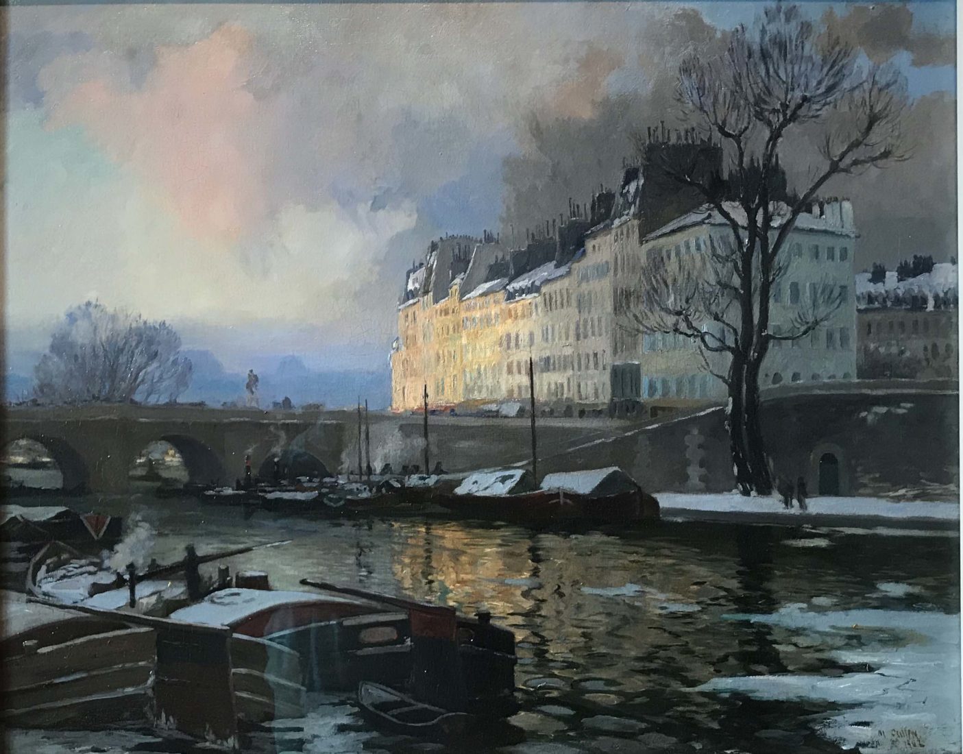  L'hermitage lausanne Maurice Cullen – La Seine en hiver, Paris 