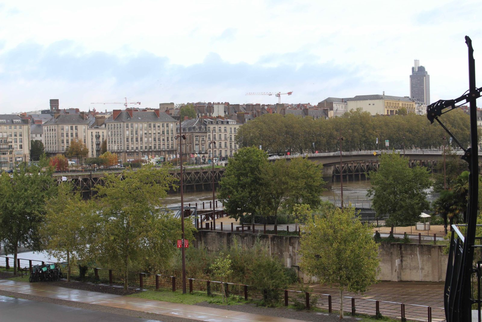 Nantes, vue sur la ville