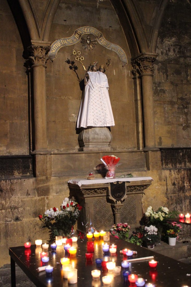 Metz cathédrale la Vierge noire