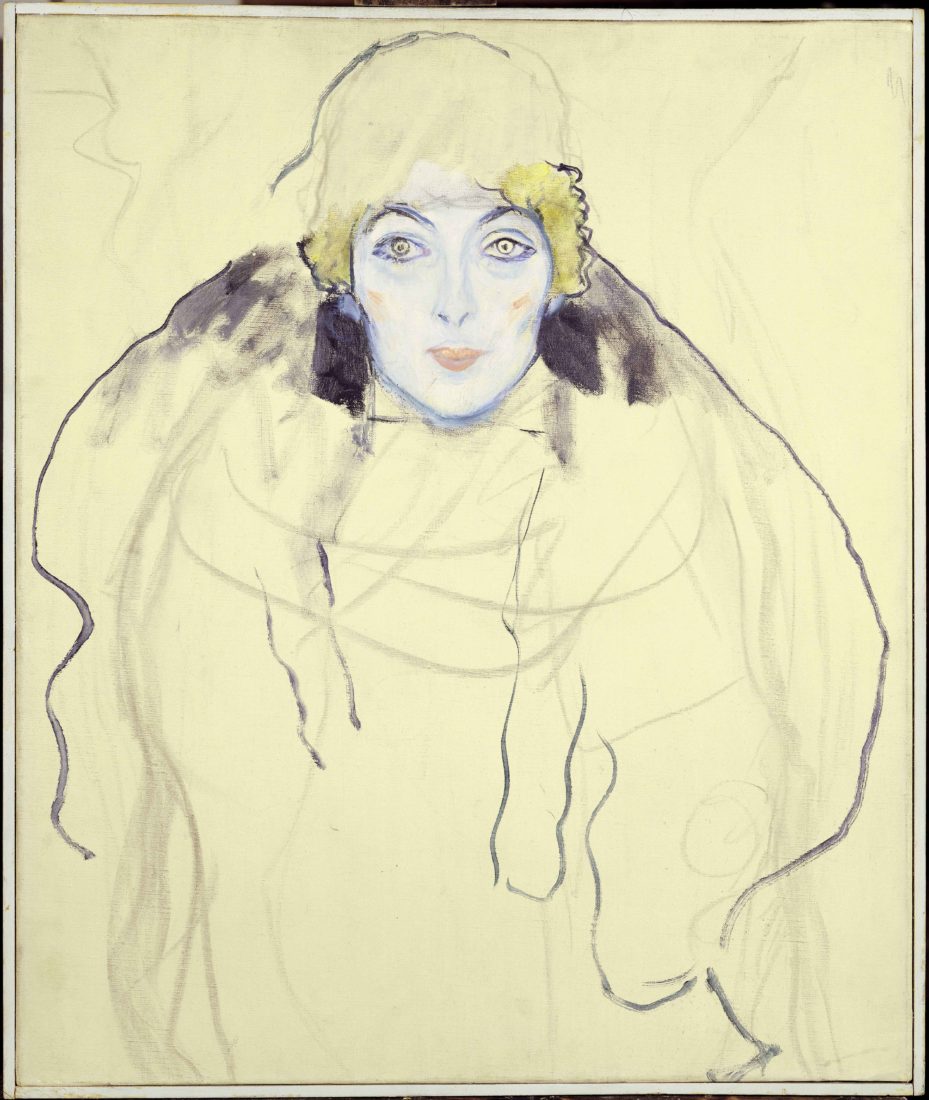 Gustav Klimt (1862-1918). Tête de femme