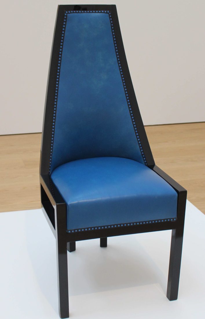  Koloman Moser (1868-1918). Chaise à dossier haut,