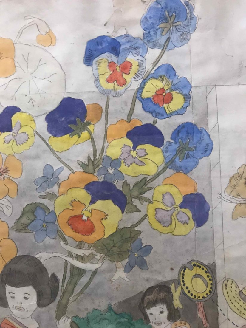 HENRY DARGER fleurs Collection de l’Art Brut, Lausanne