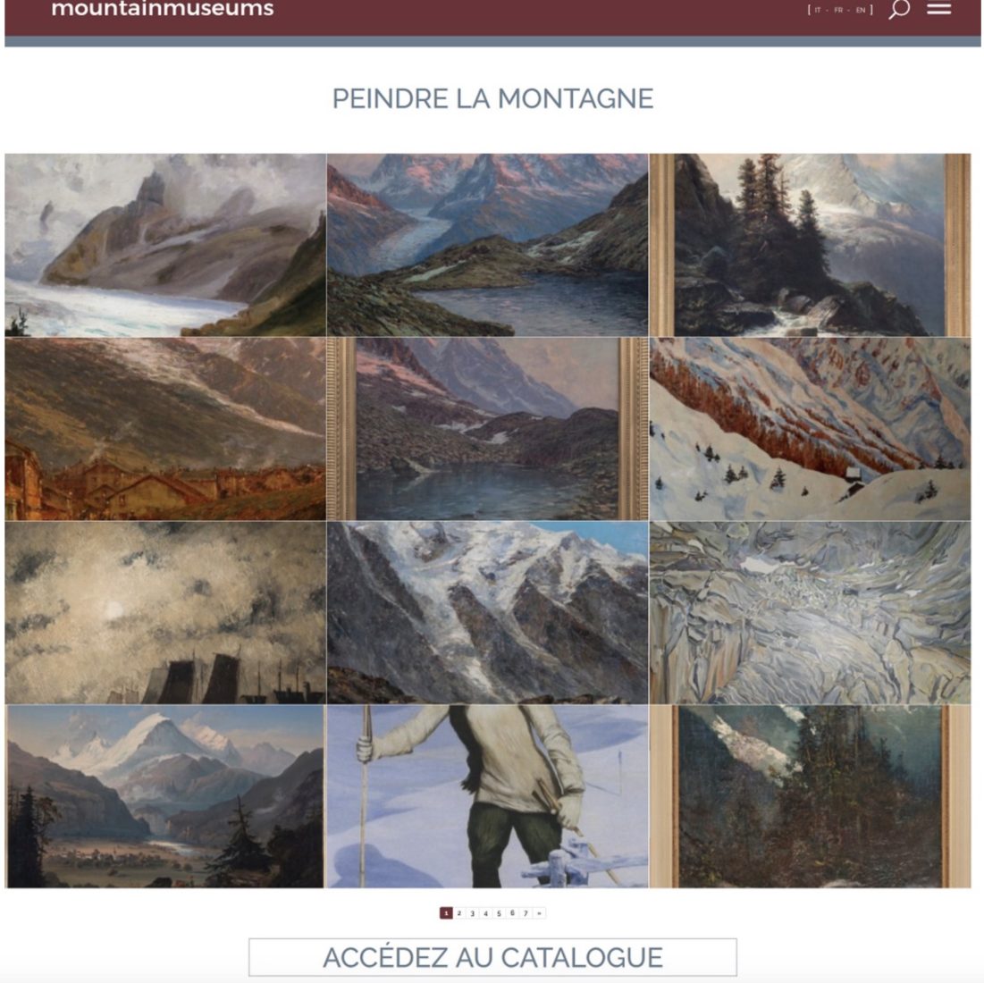 Peindre la montagne - musées alpins de Chamonix et Turin