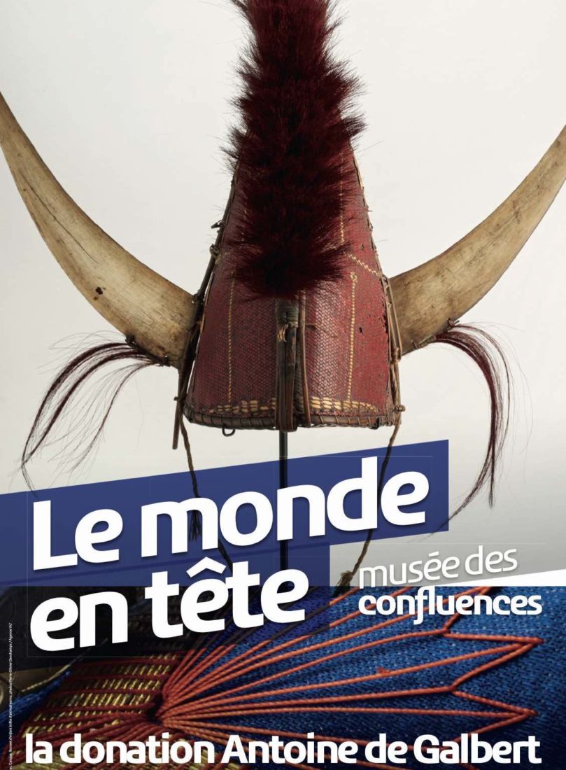 Affiche exposition Coiffes Musée des Confluences