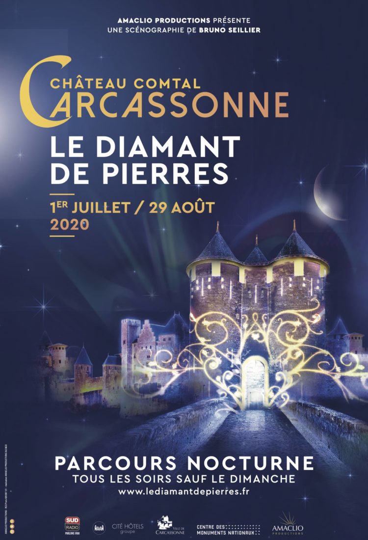 Affiche Le Diamant de pierres Carcassonne