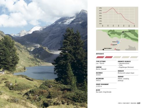 Le guide Via Alpina - une étape 