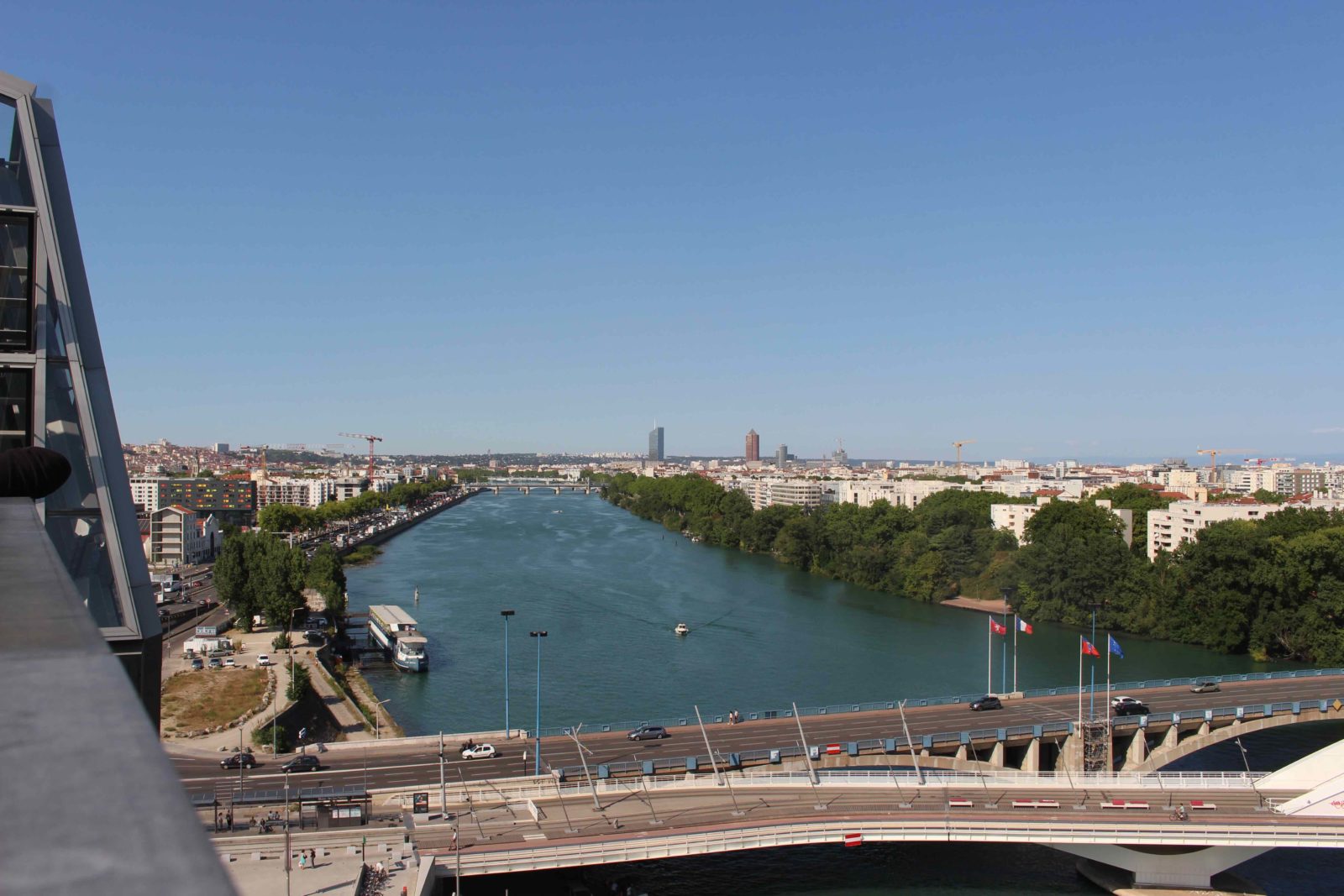 Musée Confluences vue sur Lyon 