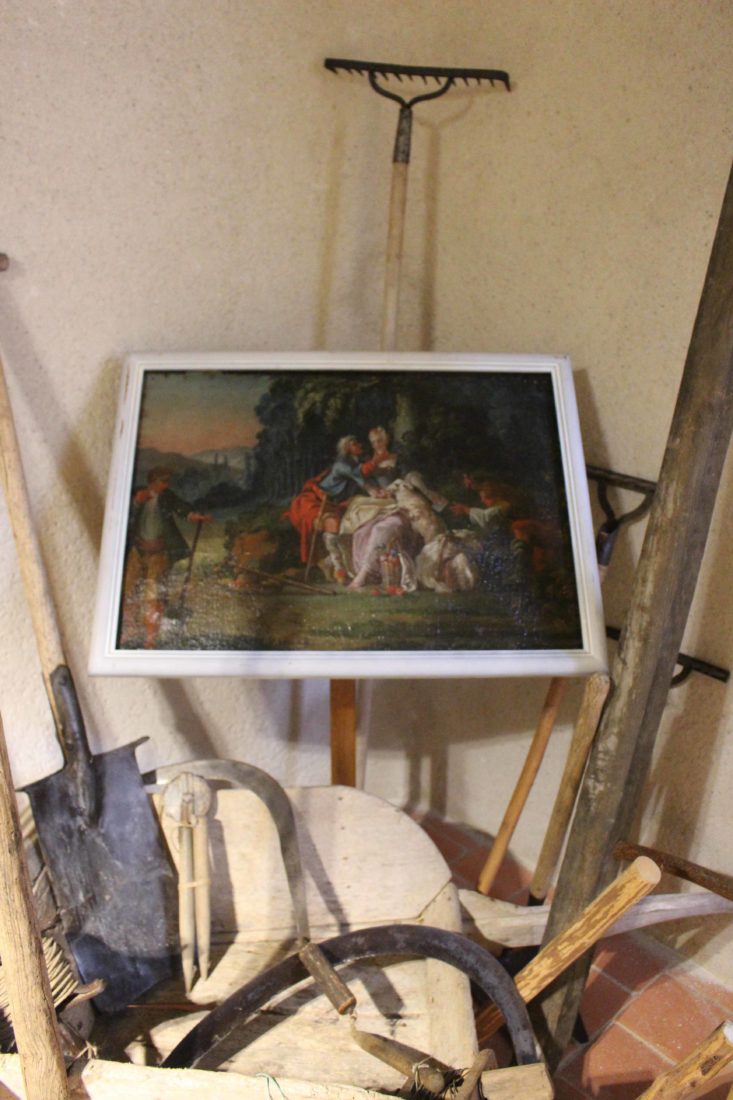 outils à l'expo Voltaire en ses terres-ferney