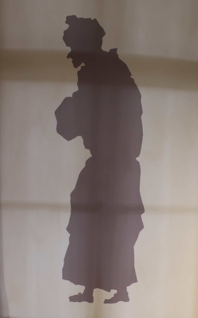 silhouette VoltaireF à Ferney
