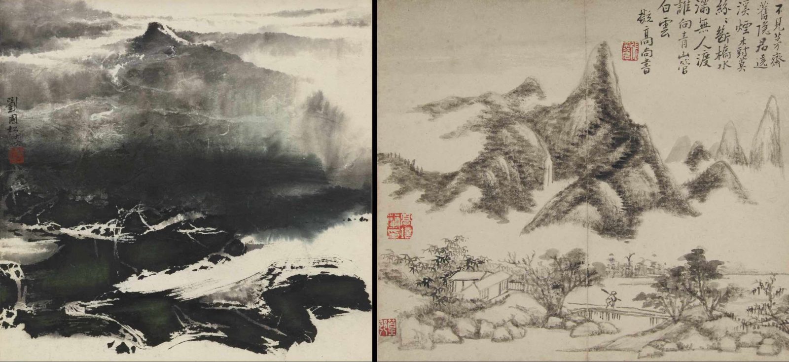 Liu Guosong (né 1932), Snow, daté 1967