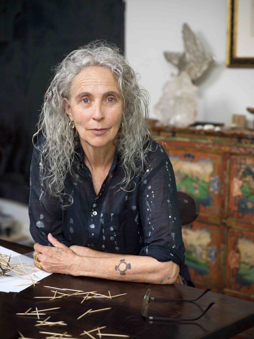 Kiki Smith dans son studio