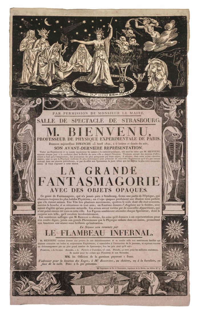 Affiche La grande Fantasmagorie M. Bienvenu