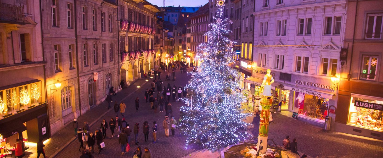 Bô Noël Lausanne 2020, place Palud