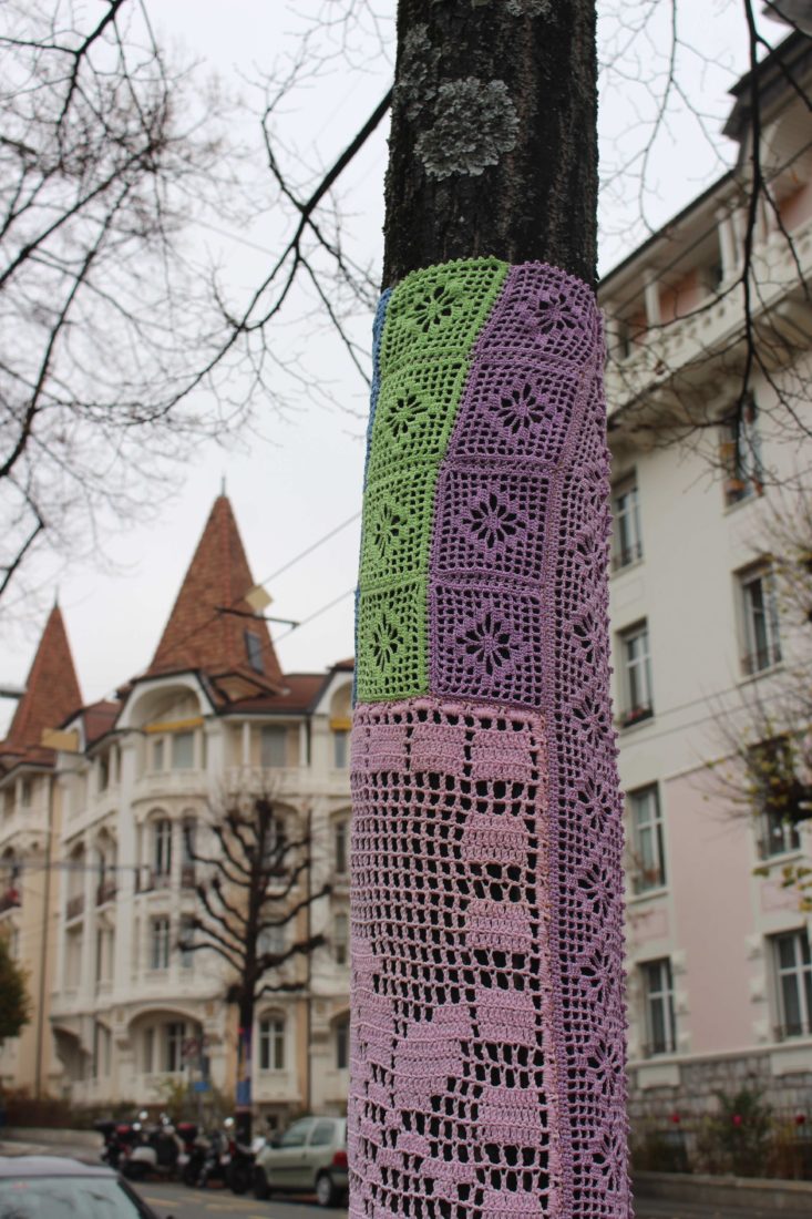 Tricot Graffiti Lausanne 2020 crochet