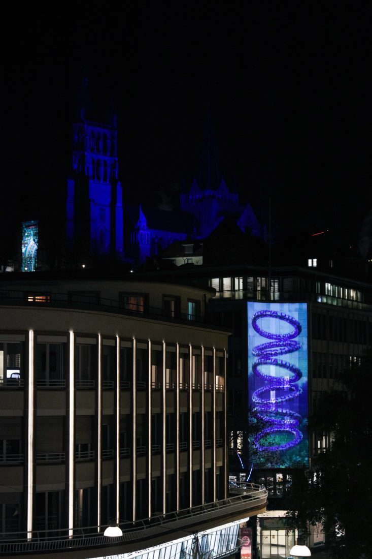 Festival Lausanne Lumières 2020 Flon