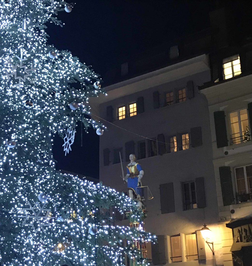 Lausanne Noël 2020 Sapin