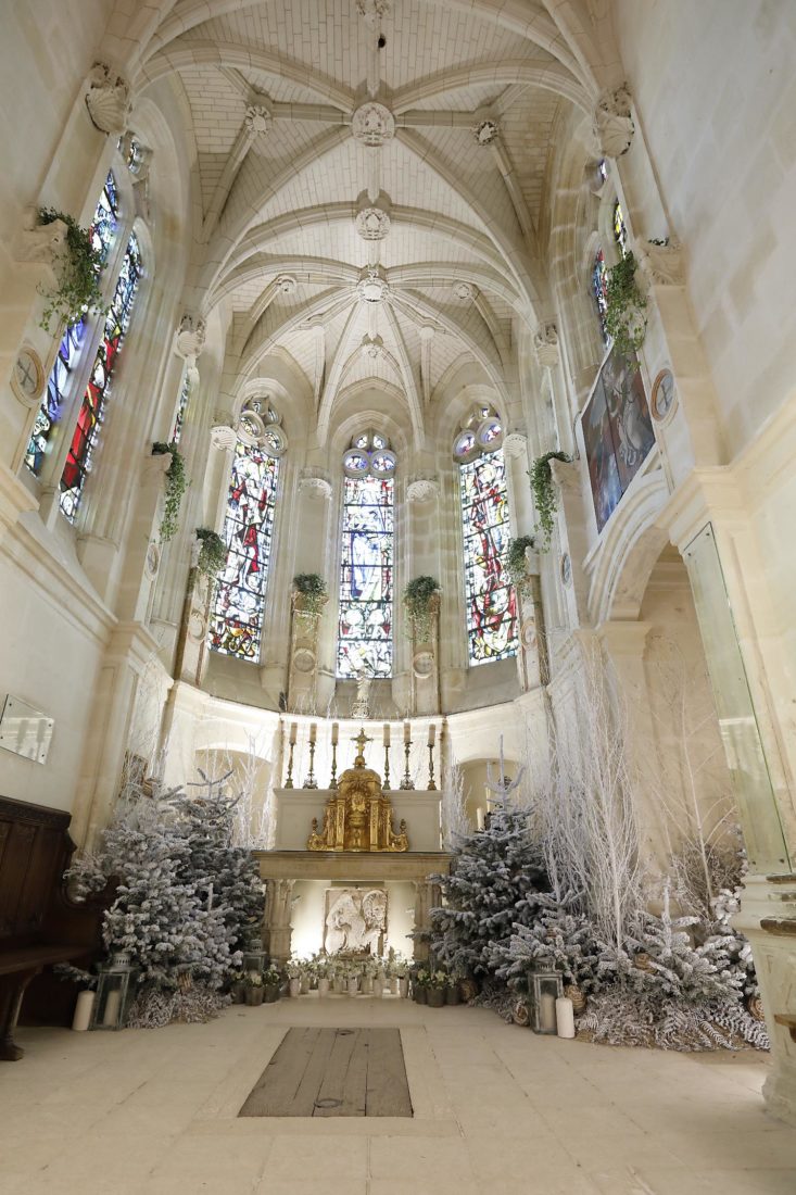 Château de Chenonceau Décor chapelle Noël 2020