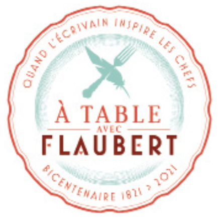 A table avec Flaubert - macaron