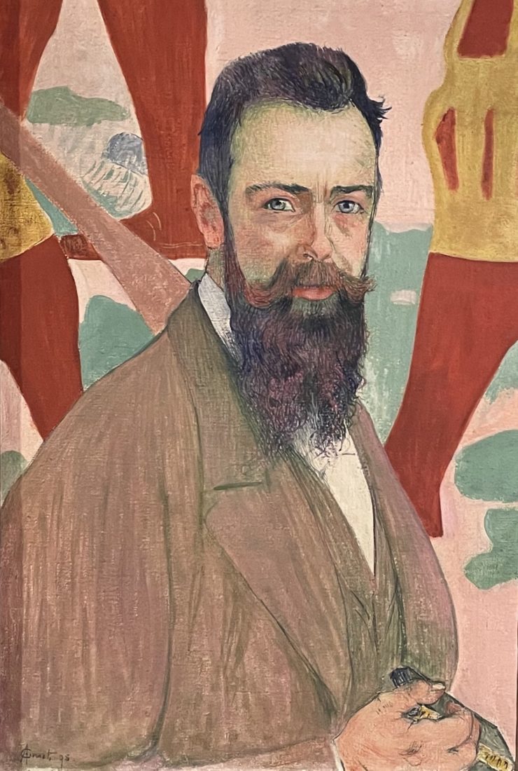 Cuno Amiet : Portrait de Ferdinand Hodler 