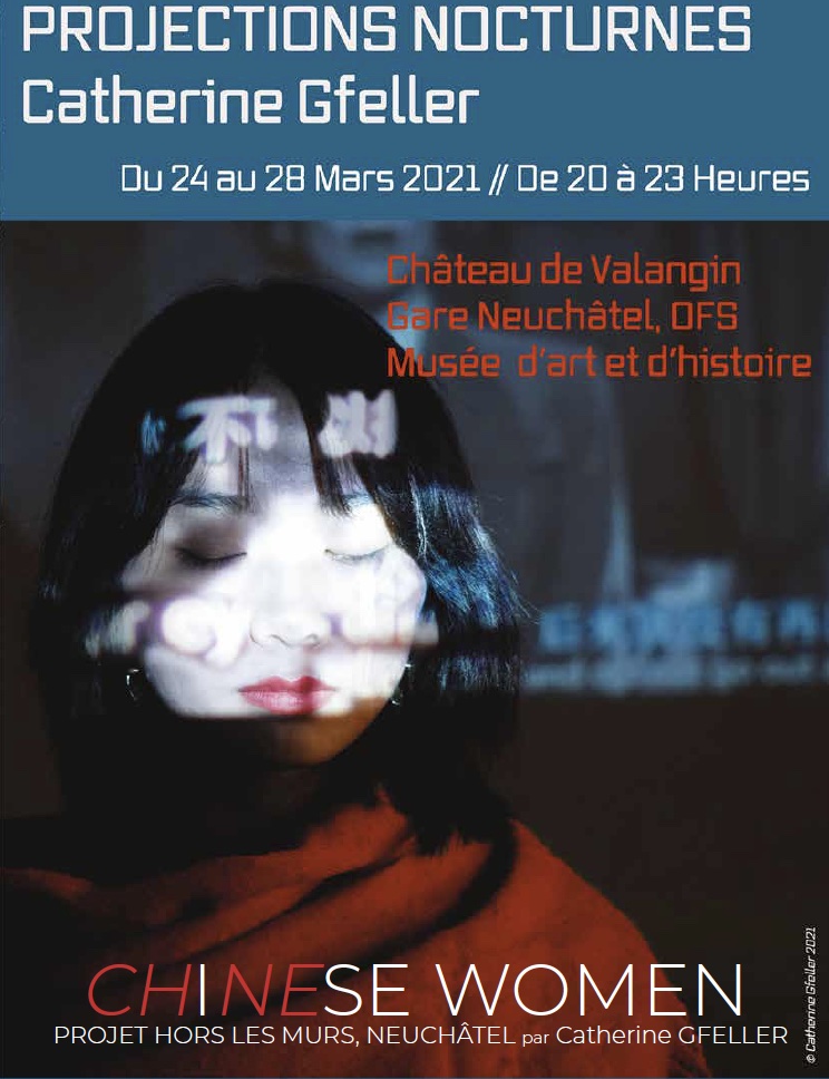 Affiche CHiNEse Women catherine Gfeller neuchâtel