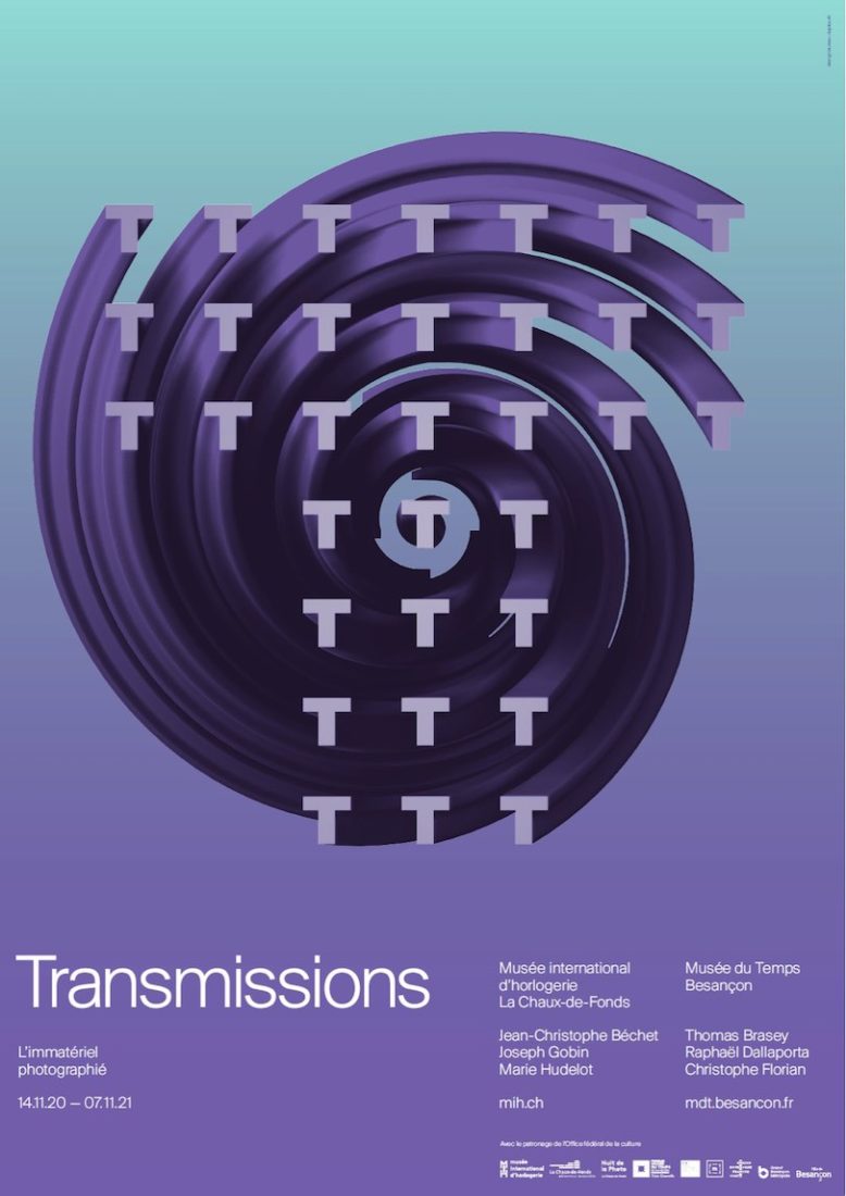 Affiche Exposition Transmissions la Chaux-de-Fonds