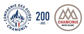 Logo anniversaire 200 ans de la Compagnie des guides de Chamonix 