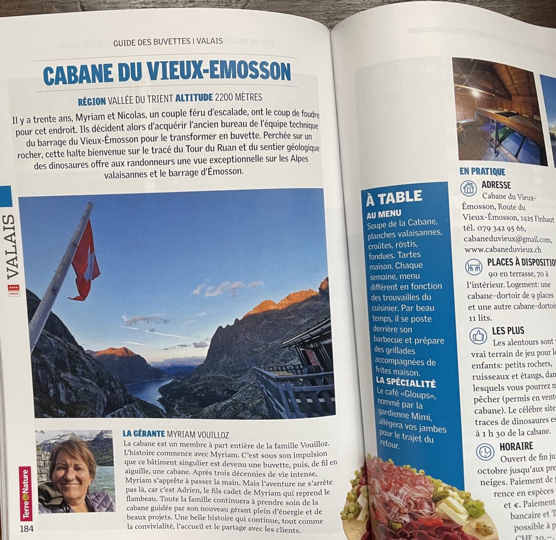 Buvettes et auberges Suisse romande Vieux Emosson