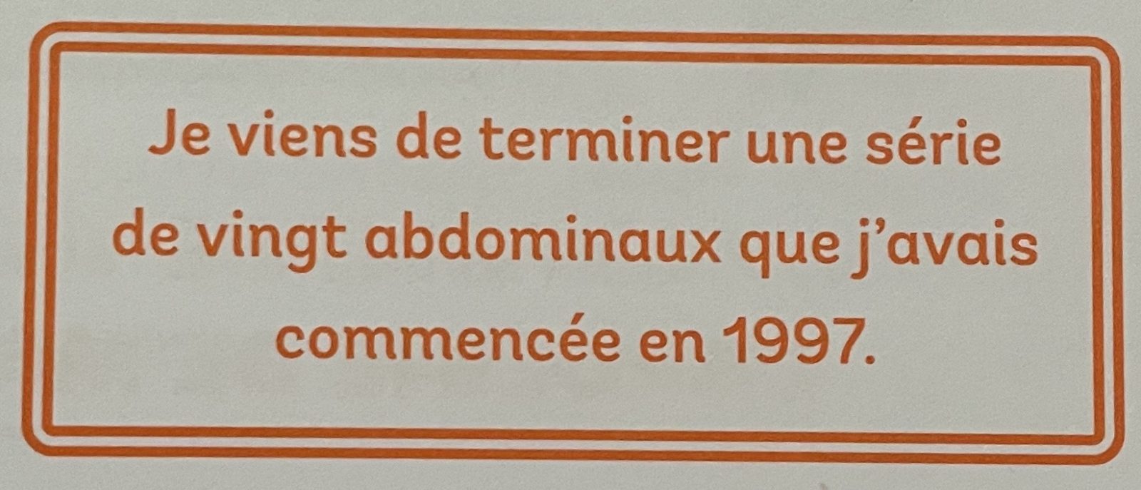 Julie Mamou-Mani ~ PTDR abdominaux