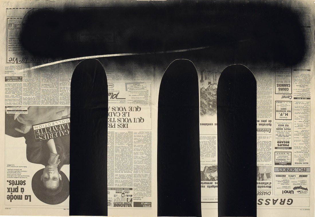 Jean Otth Sans titre (Nice-Matin), 1986