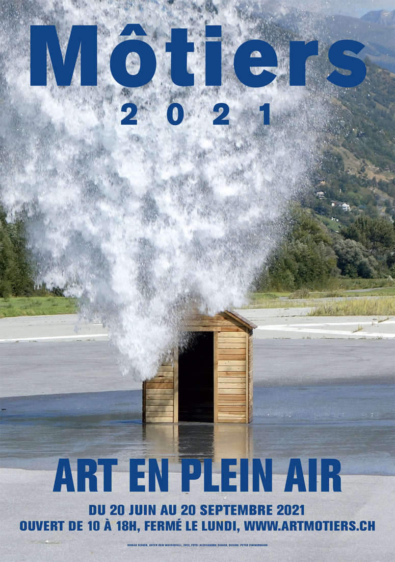 Affiche Môtiers 2021 ~ Art en plein air Catherine Gfeller