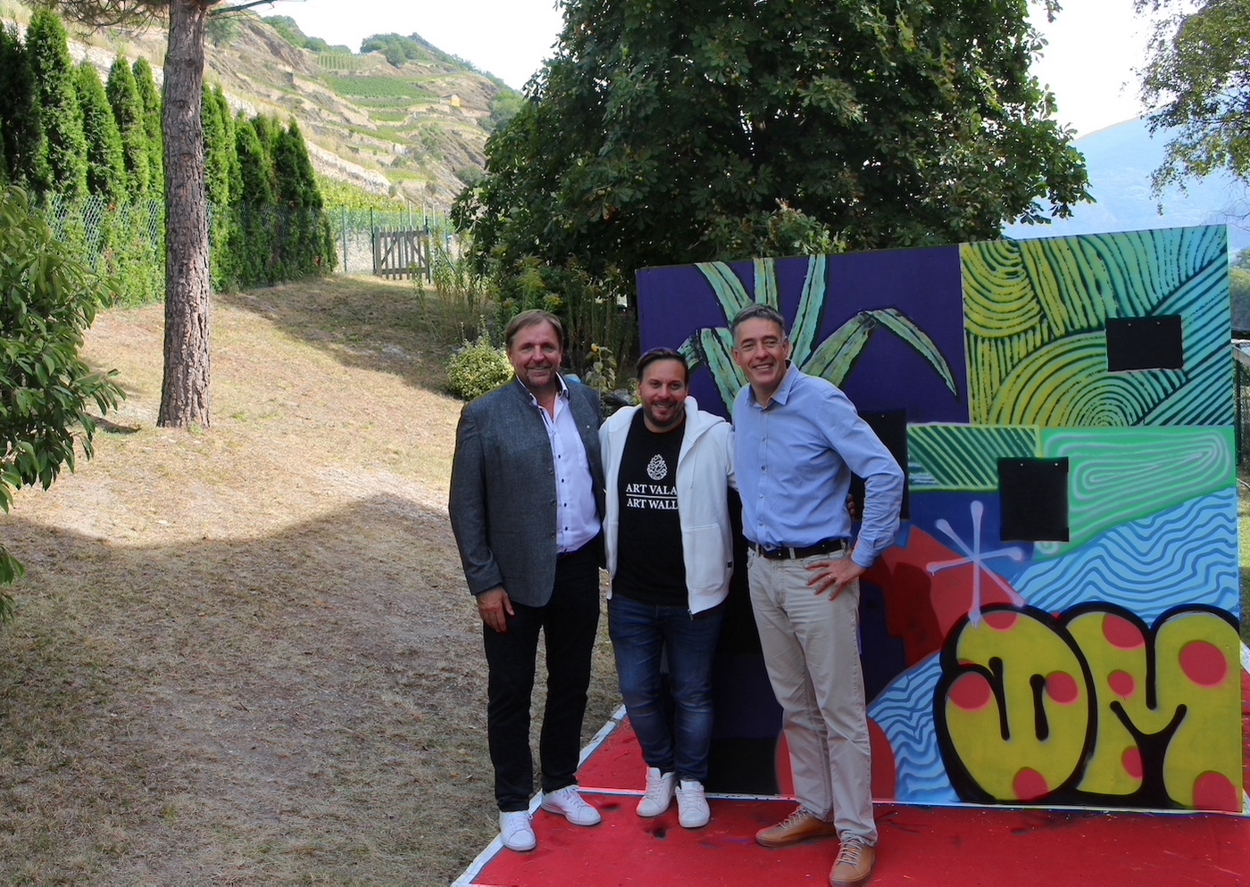 Domaine du Mont d'Or Vincent Bonvin Issam Rezgui Marc-André Devantéry