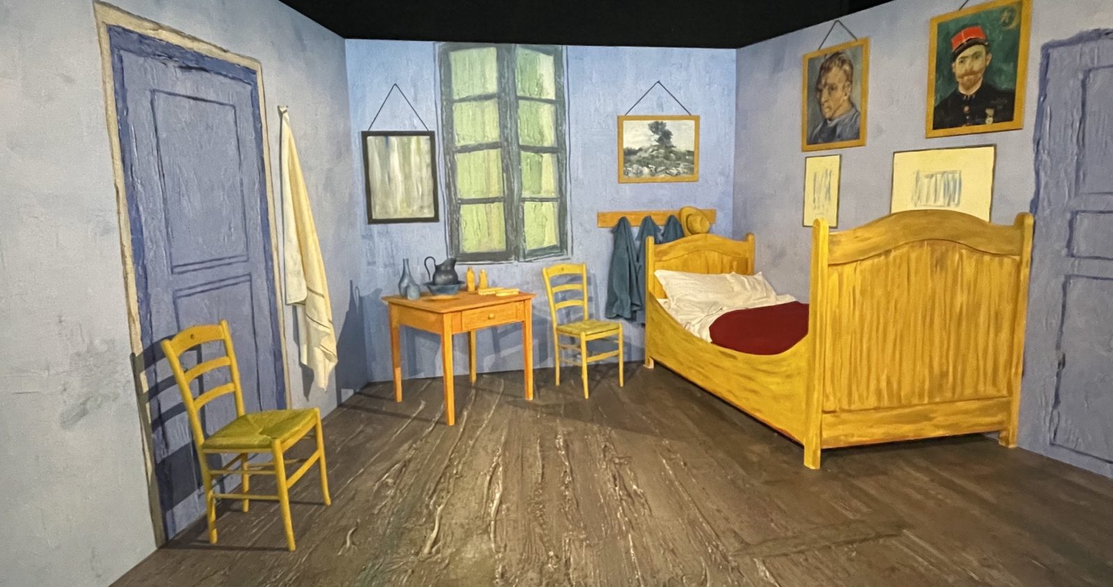 Van Gogh Alive reconstitution chambre à coucher