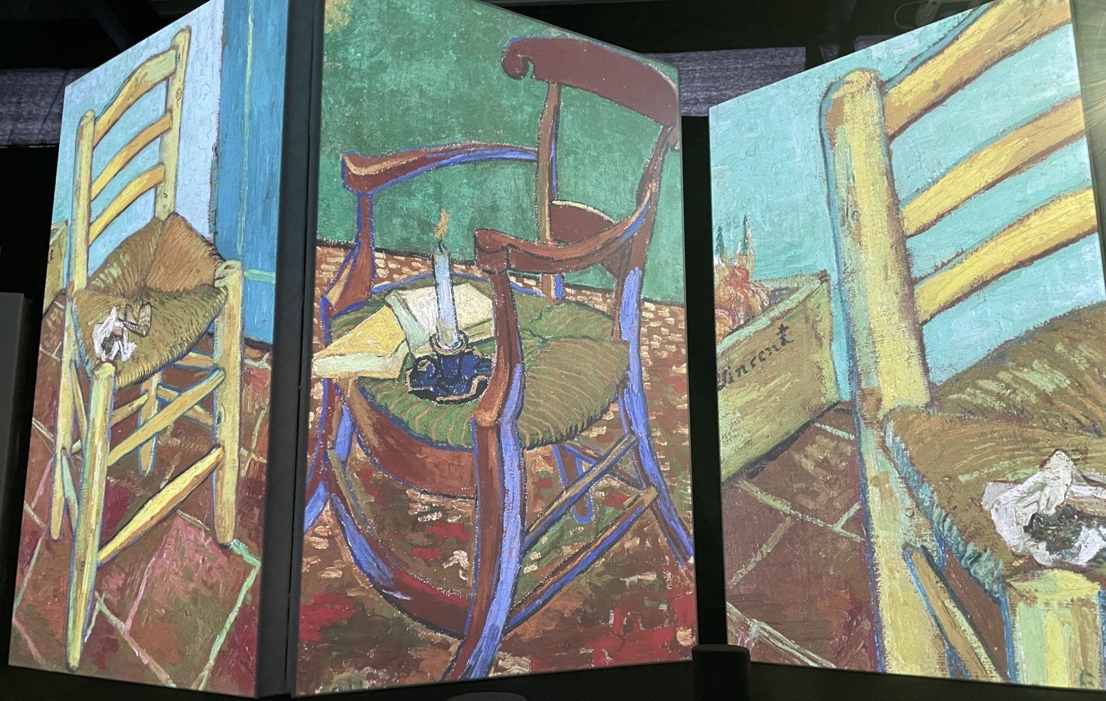 Van Gogh Alive vue Les chaises 