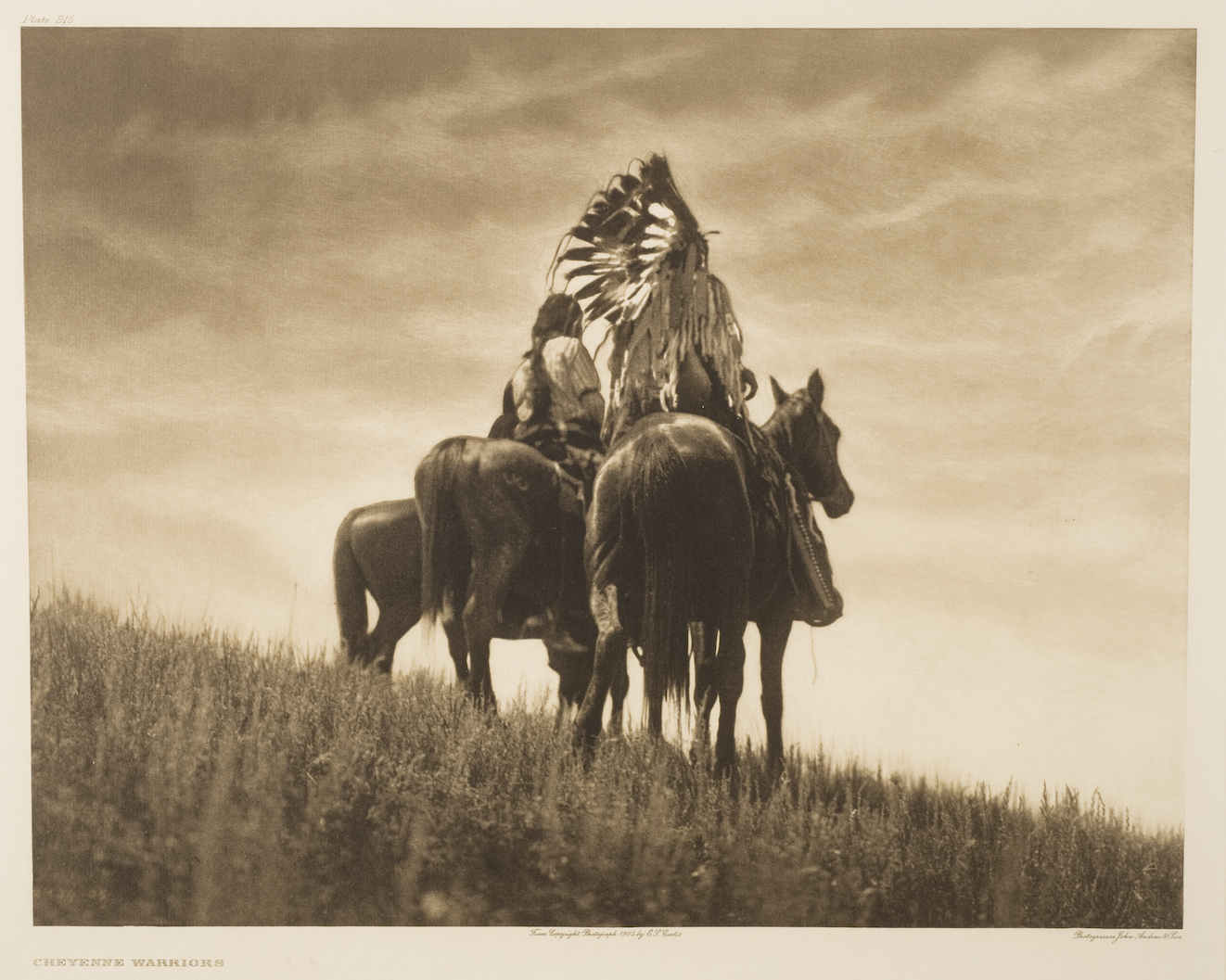 Sur la piste des Sioux Cheyenne warriors Edward Sheriff Curtis