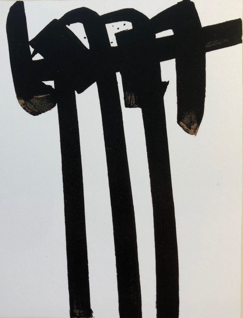 Pierre Soulages Lithographie n. 28