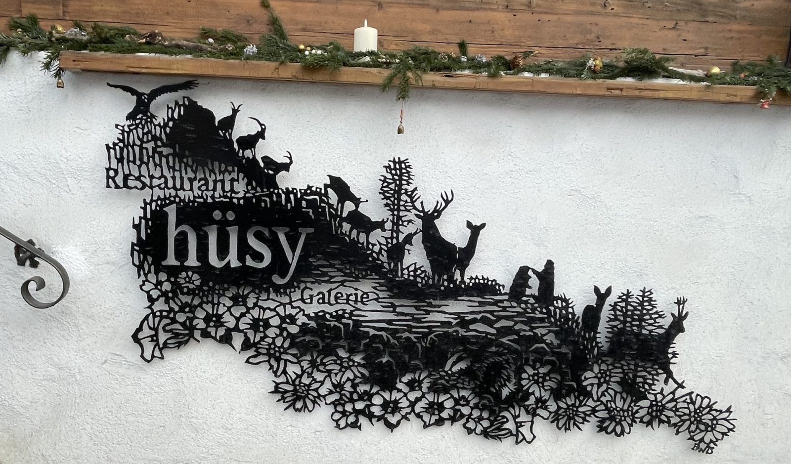 Restaurant -Galerie Hüsy enseigne