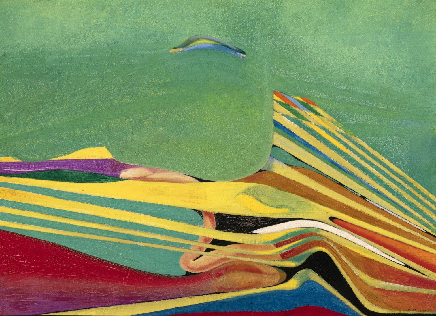 Max Ernst Paysage au germe de blé