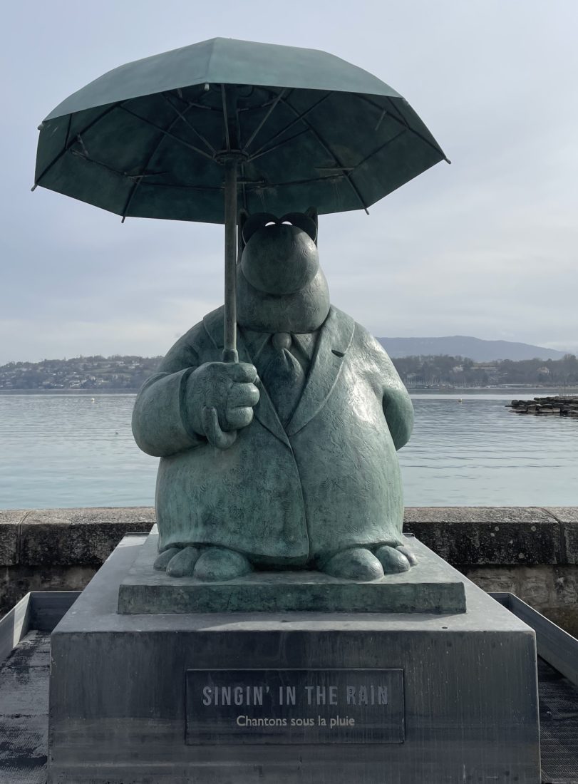 Philippe Geluck : le chat au parapluie