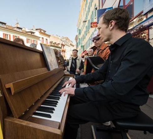 Géry Chanel, musicien très apprécié par le public du Marathon du piano,