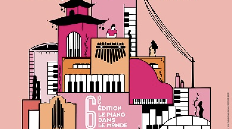 Affiche marathon du piano 2022 Evian