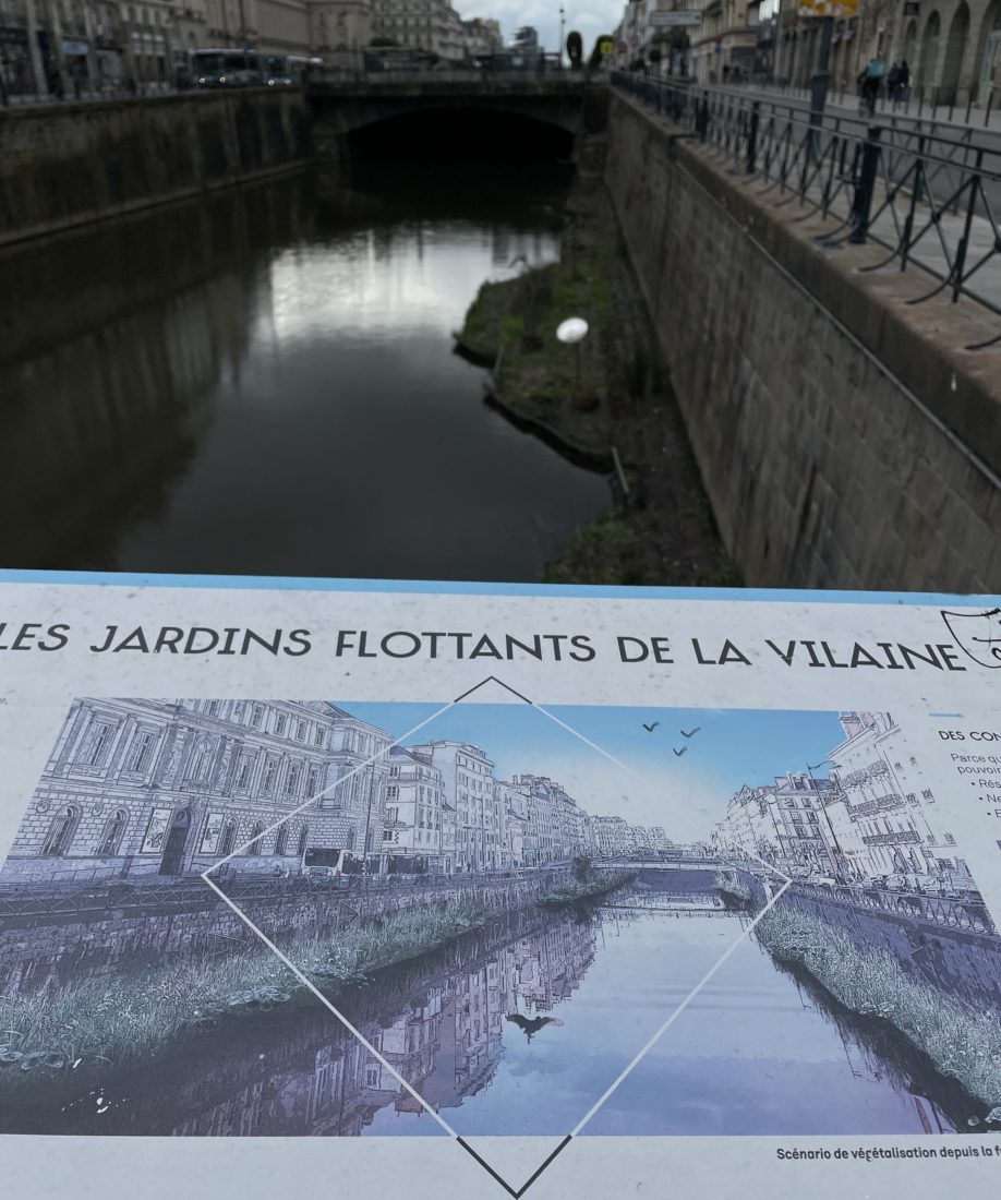 Rennes jardins flottants