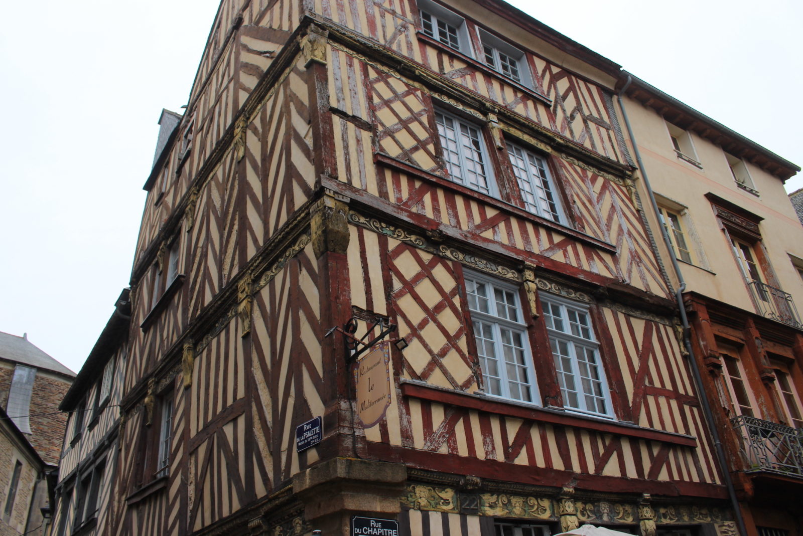 Rennes restaurant Mediterranée rue du chapitre