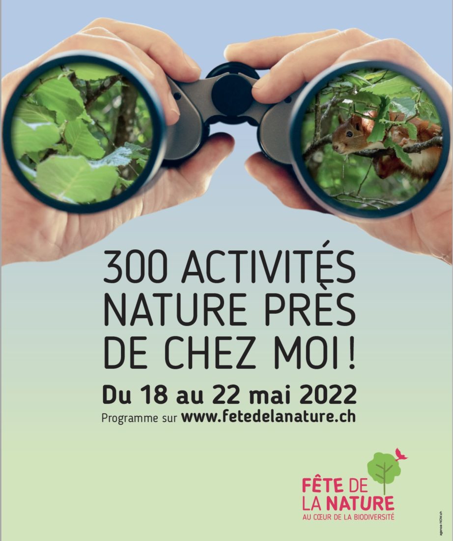 Fête de la nature 2022 Romandie Affiche