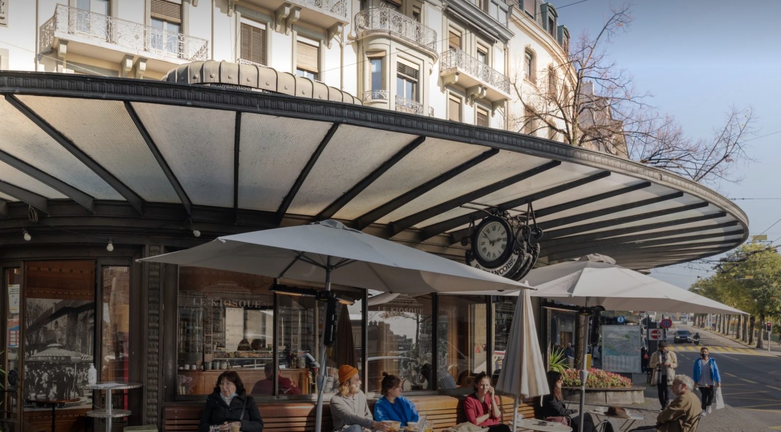 Café historique de Lausanne Kiosque st François